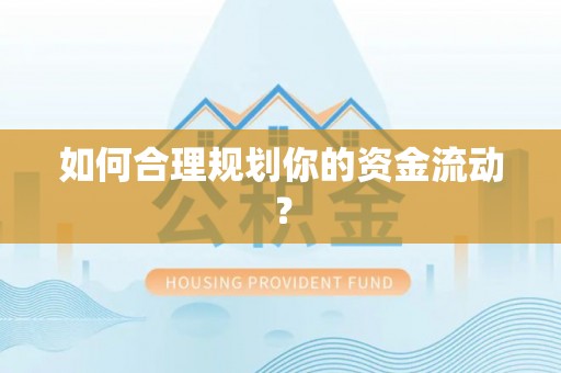 萝北如何合理规划你的资金流动？