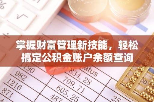 萝北掌握财富管理新技能，轻松搞定公积金账户余额查询