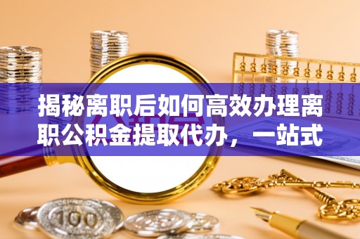 萝北揭秘离职后如何高效办理离职公积金提取代办，一站式服务全解析