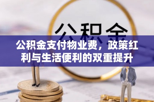 萝北公积金支付物业费，政策红利与生活便利的双重提升