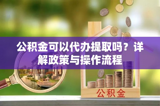 萝北公积金可以代办提取吗？详解政策与操作流程