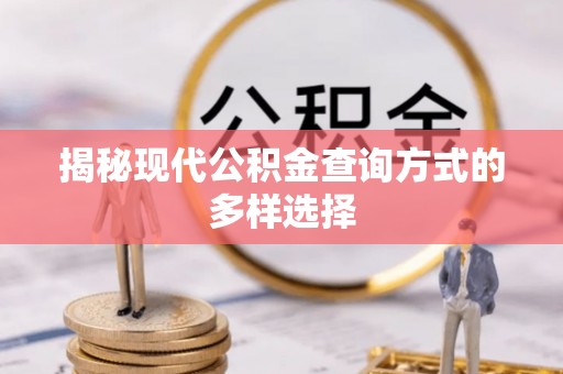 萝北揭秘现代公积金查询方式的多样选择