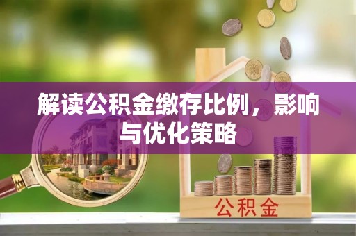 萝北解读公积金缴存比例，影响与优化策略